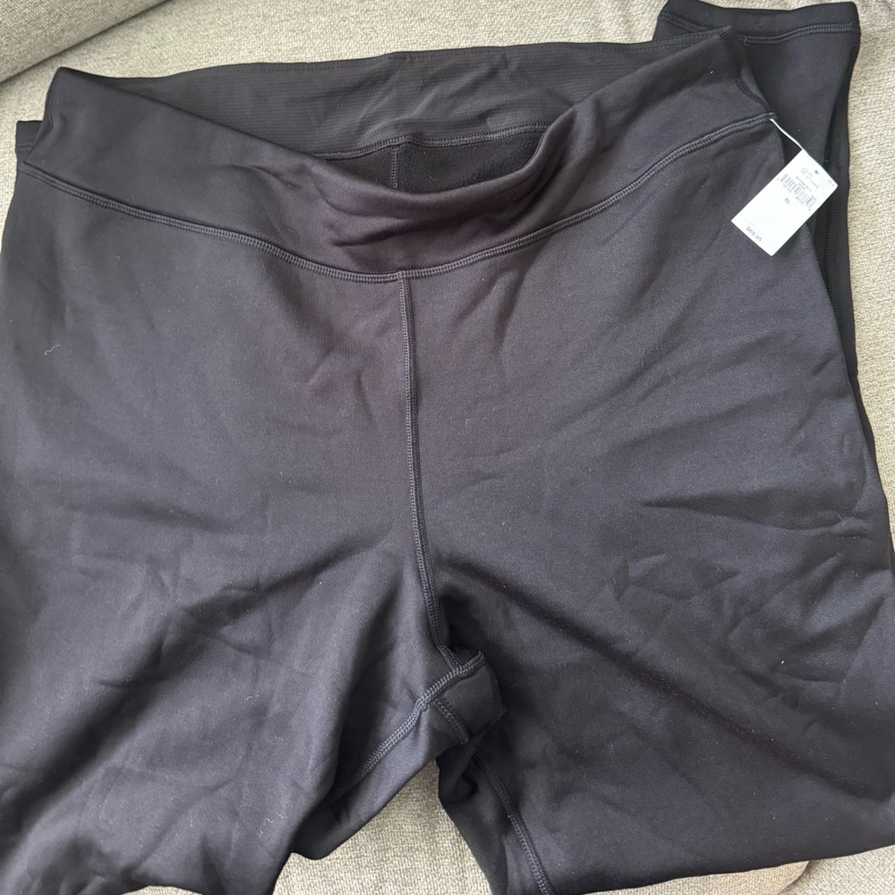 Black GapFit XL fleece lined leggings